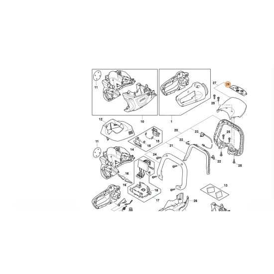 STIHL  Tabliczka ostrzegawcza HA07 967 7200